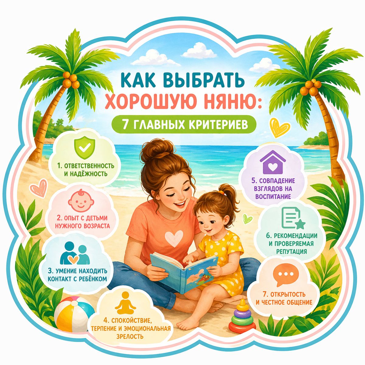 Как выбрать хорошую няню: 7 главных критериев